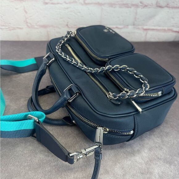 Michael Kors Elliot Utility Blue Women's Messenger Bag - Picture 5 of 11